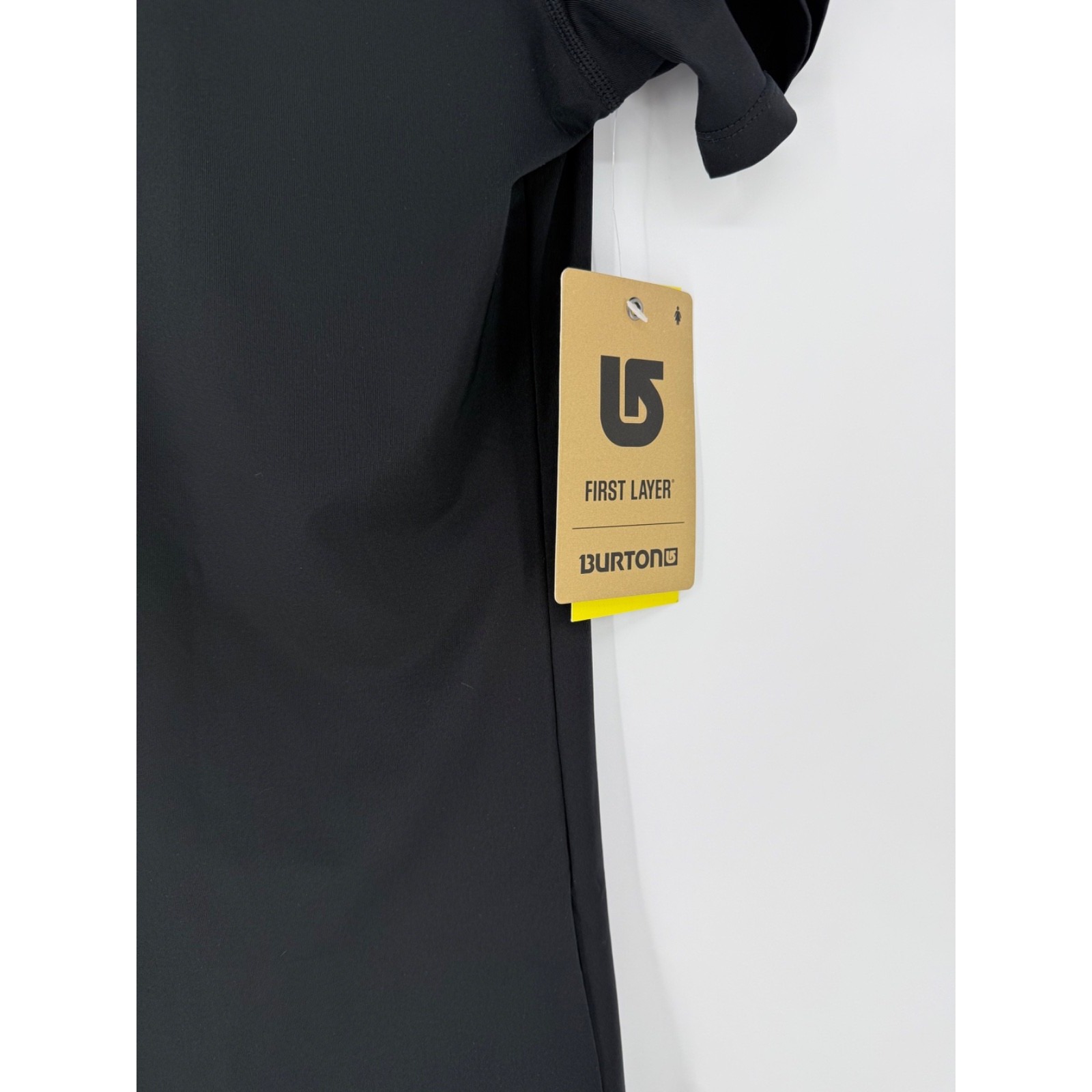 Nwt Burton Shirt Womens Medium Black Lightweight Scoop Tee First Layer — image 3 of 8